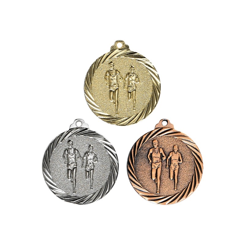 Médaille Course à pied: Ø 32mm - Idéale compétions et tournois