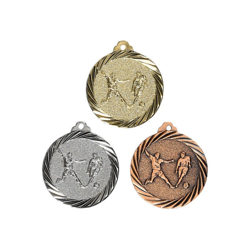 Médaille Football: Ø 32mm - Idéale compétions et tournois