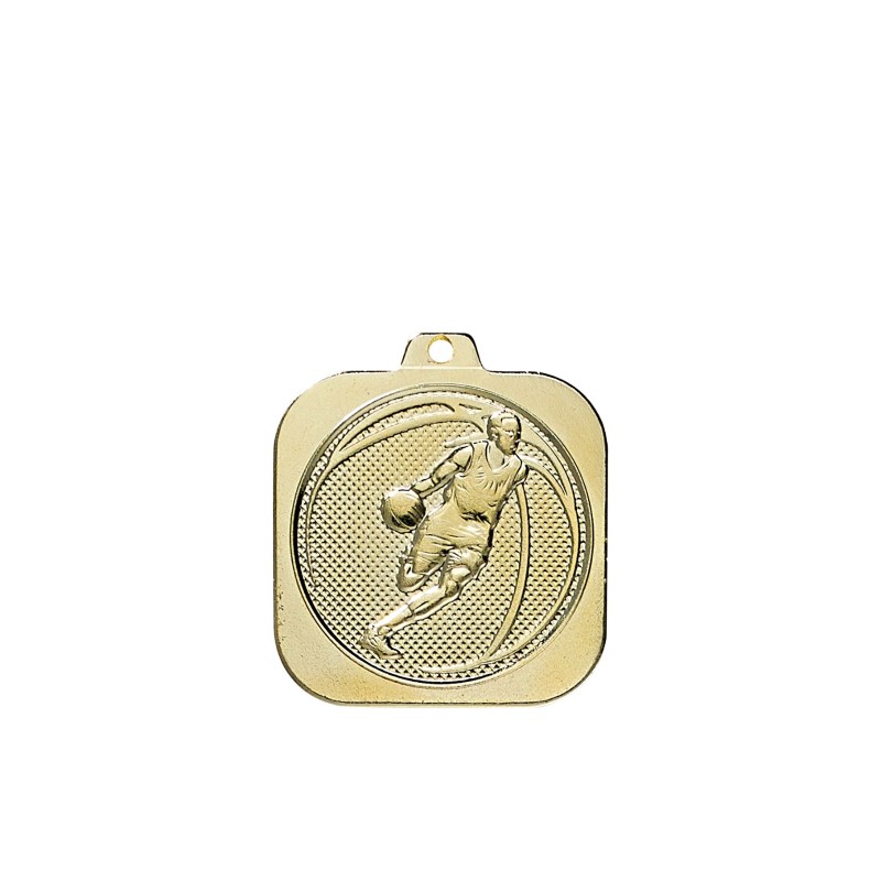 Médaille Carrée Basket – DK03 pour Clubs Sportifs/Associations