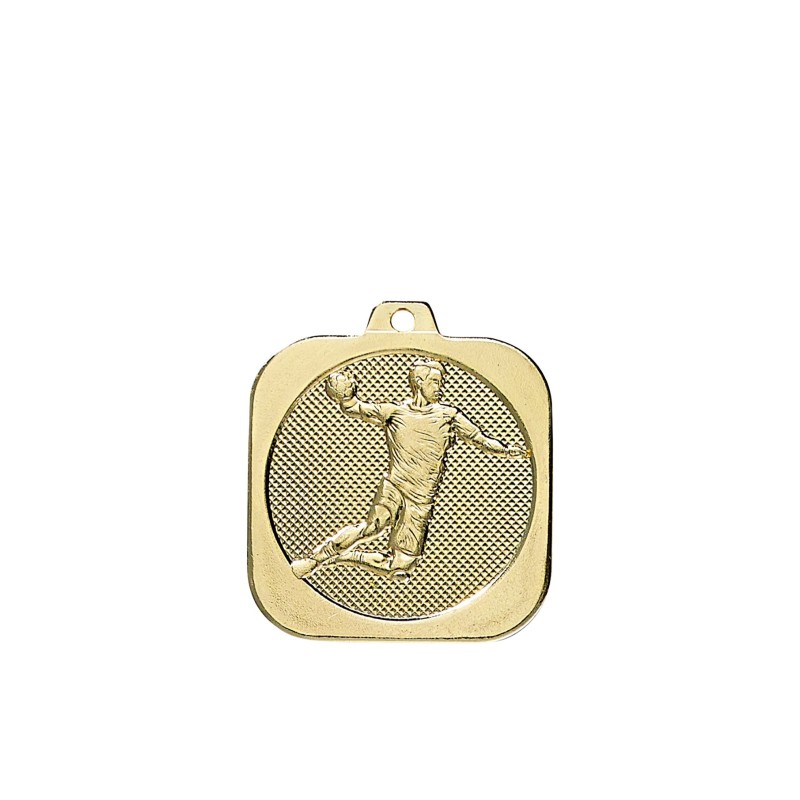 Médaille Carrée hand-ball – DK10 pour Clubs Sportifs/Associations