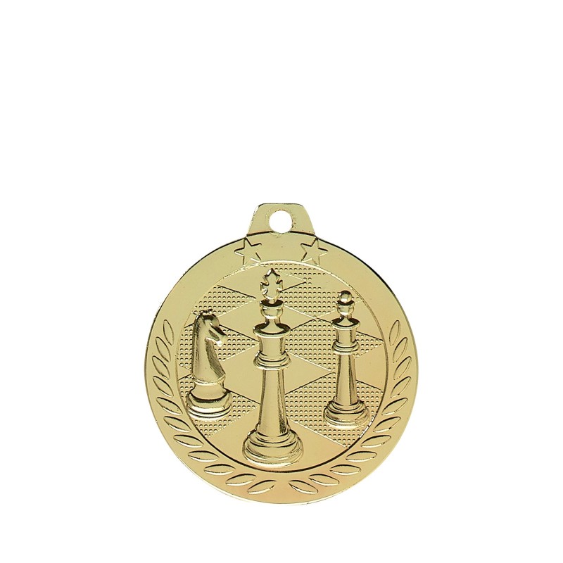 Médaille 40mm Échecs DX07 - Idéale compétions et tournois