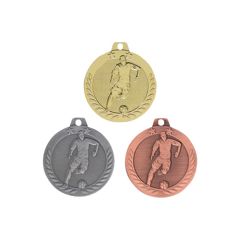 Médaille 40mm Football DX10 - Idéale compétions et tournois