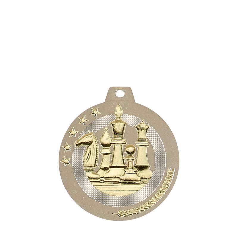 Médaille Échecs Ø 50mm - Valorisez vos tournois et compétitions