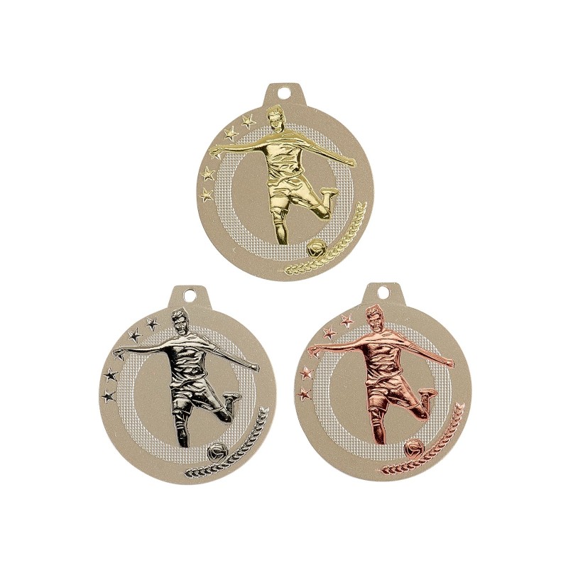 Médaille Football Ø 50mm - Valorisez vos tournois et compétitions