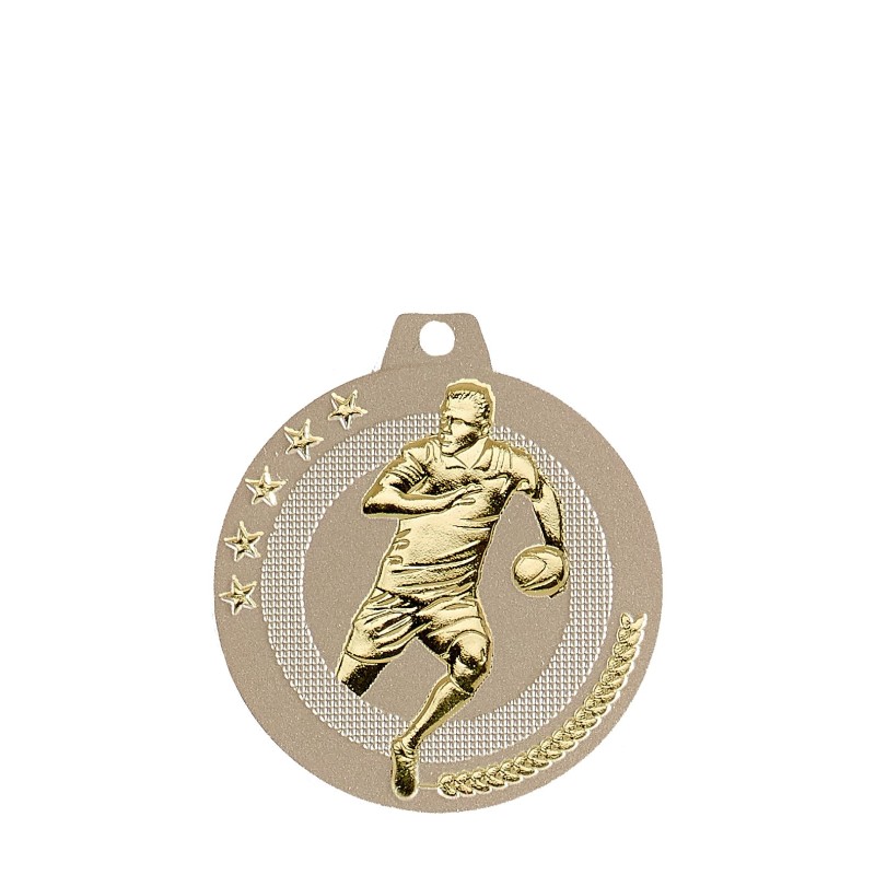Médaille Rugby Ø 50mm - Valorisez vos tournois et compétitions