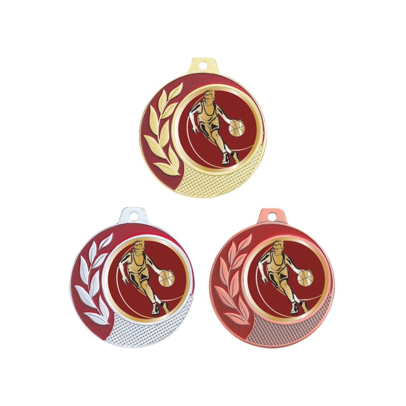 Médaille Design Basket Ø 70mm - Valorisez vos podiums et remises de prix