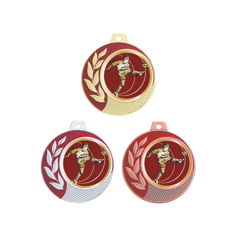 Médaille Design Football Ø 70mm - Valorisez vos podiums et remises de prix