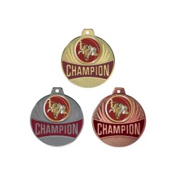 Médaille Champion Ø50mm : Judo  - Idéale compétions et tournois