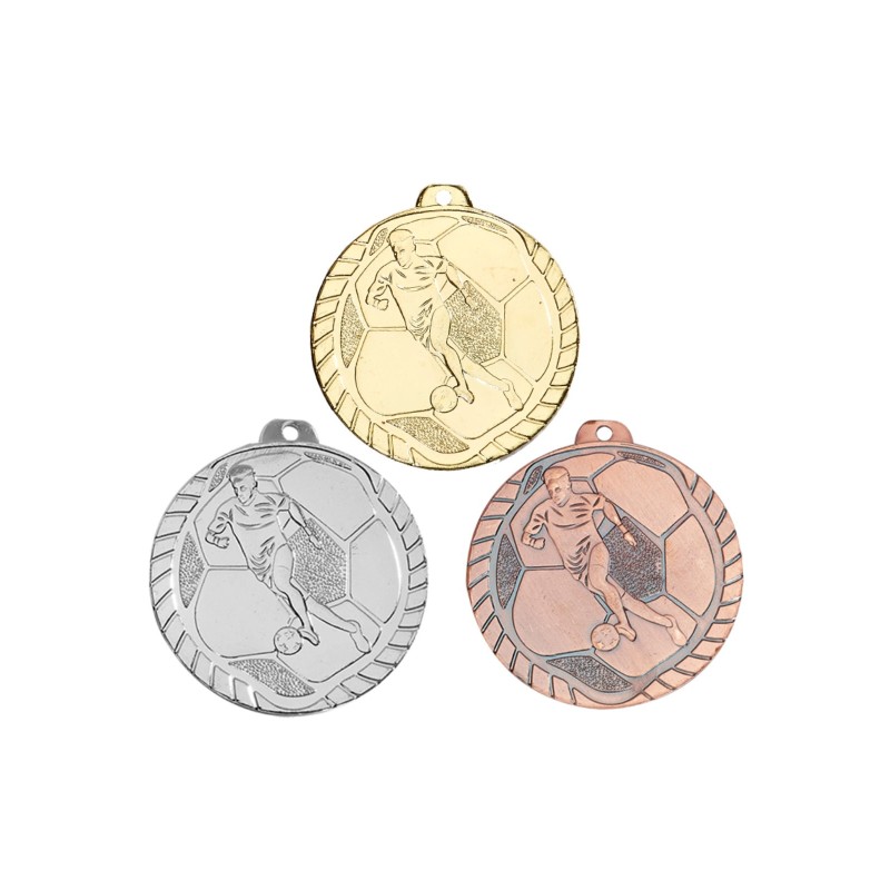 Médaille Football Ø 50mm – Petits prix pour Clubs sportifs