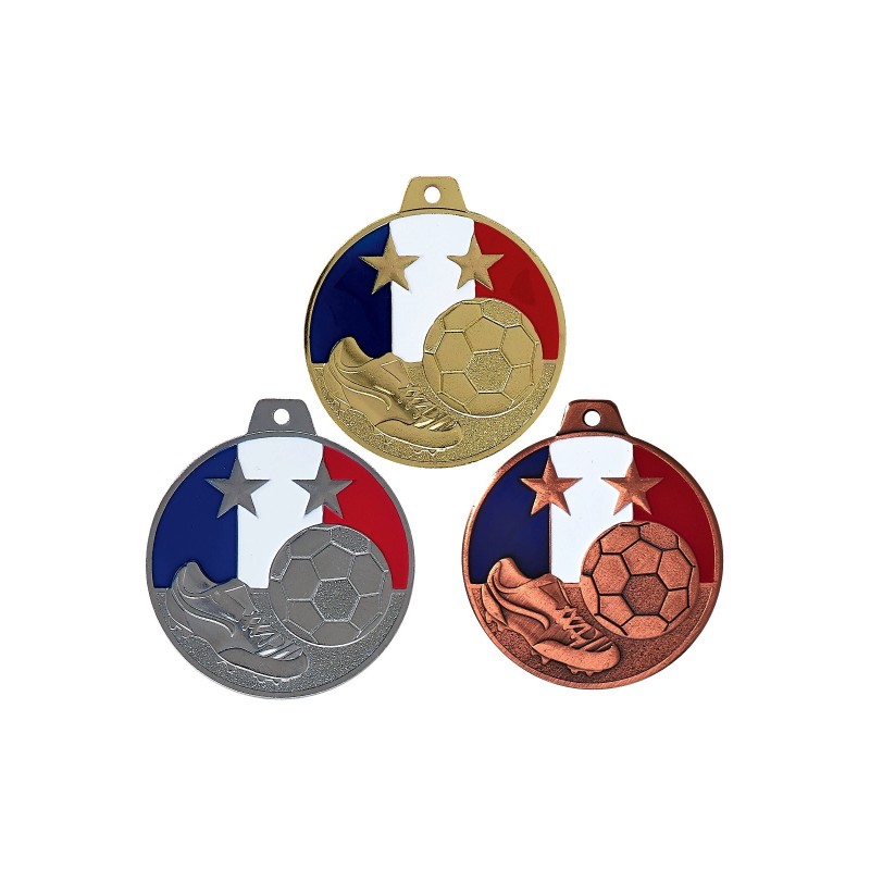 Médaille Football - 010 : Ø 50mm – Petits prix pour Clubs sportifs