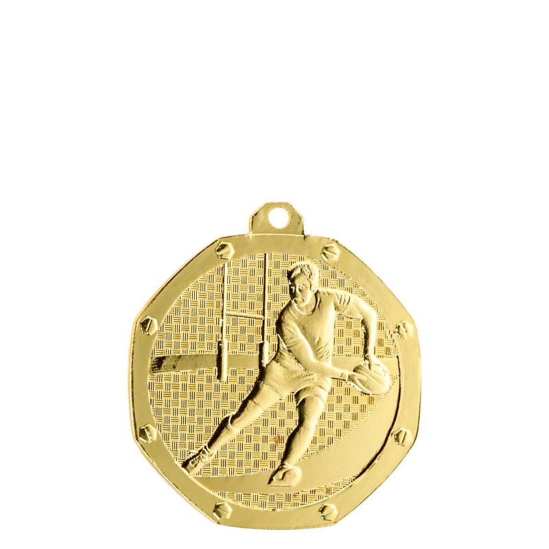 Médaille Rugby NZ15 Ø 50mm - Valorisez vos tournois et compétitions