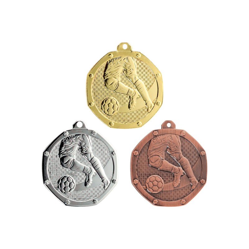 Médaille Football Ø 50mm - Valorisez vos tournois et compétitions