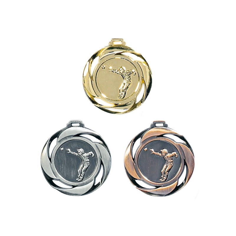 Médaille Pétanque Ø 40mm - Achat/Vente pas cher