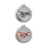Médaille Bi-tons Ø50mm : Amitié - Trophée pas cher