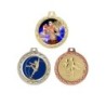 Médaille personnalisable en promotion Ø 32mm - Finition or-argent-bronze