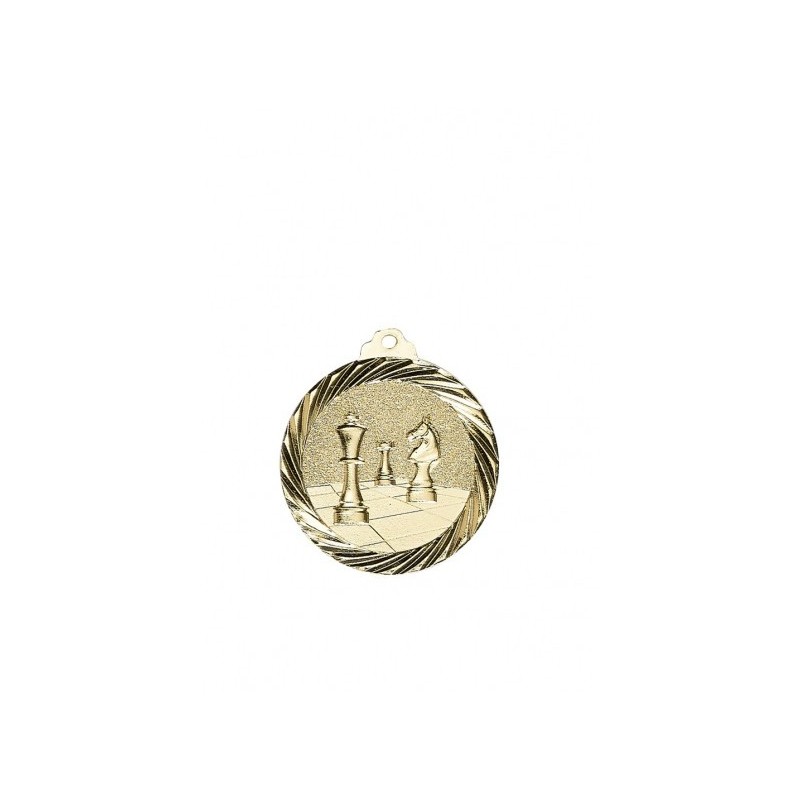 Médaille Échecs: Ø 32mm - Idéale compétions et tournois