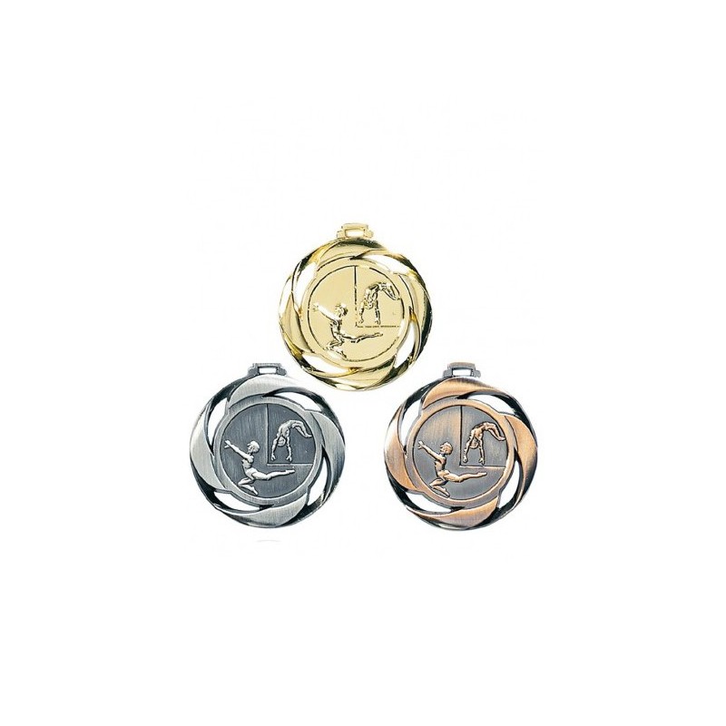 Médaille Gymnastique Ø 40mm - Achat/Vente pas cher