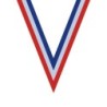Ruban Bleu/Blanc/Rouge  pour médaille Sportive ! Clubs et Compétitions