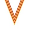 Ruban Jaune/Rouge  pour médaille Sportive ! Clubs et Compétitions