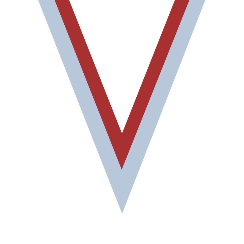 Ruban Rouge/Blanc  pour médaille Sportive ! Clubs et Compétitions