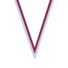 Ruban Rouge/Blanc  pour médaille Sportive ! Clubs et Compétitions