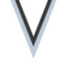 Ruban Banc/Noir  pour médaille Sportive ! Clubs et Compétitions