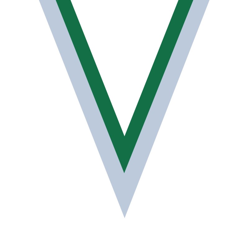 Ruban Blanc/Vert  pour médaille Sportive ! Clubs et Compétitions