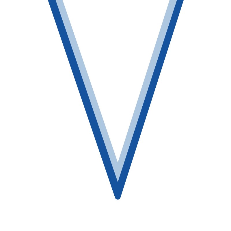 Ruban Blanc/Bleu  pour médaille Sportive ! Clubs et Compétitions