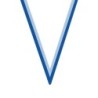 Ruban Blanc/Bleu  pour médaille Sportive ! Clubs et Compétitions