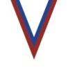 Ruban Rouge/Bleu  pour médaille Sportive ! Clubs et Compétitions