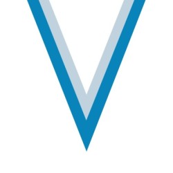 Ruban Blanc/Bleu Ciel  pour médaille Sportive ! Clubs et Compétitions