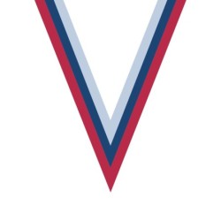 Ruban Rouge/Bleu/Blanc pour médaille Sportive ! Clubs et Compétitions