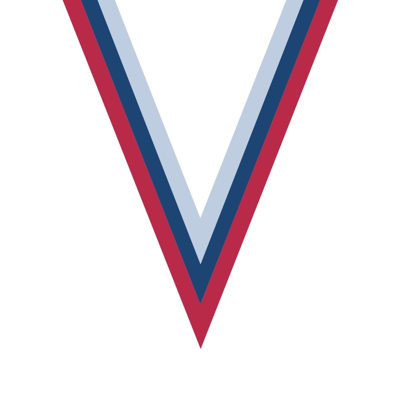 Ruban Rouge/Bleu/Blanc pour médaille Sportive ! Clubs et Compétitions