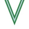 Ruban Vert/Blanc/Vert pour médaille Sportive ! Clubs et Compétitions