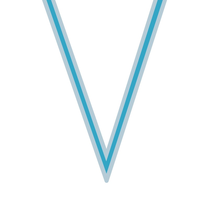 Ruban Blanc/Bleu ciel/Blanc pour médaille Sportive ! Clubs et Compétitions