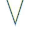 Ruban Blanc/Bleu/Jaune pour médaille Sportive ! Clubs et Compétitions
