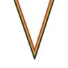 Ruban Noir/Jaune/Rouge pour médaille Sportive ! Clubs et Compétitions