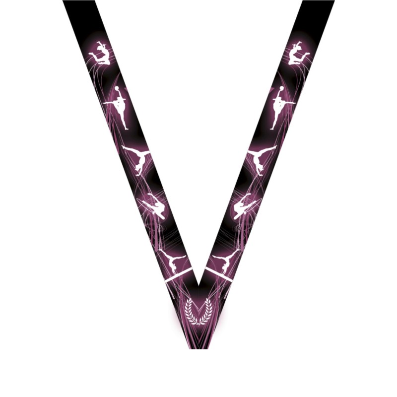 Ruban Gymnastique  pour médaille Sportive ! Clubs et Compétitions