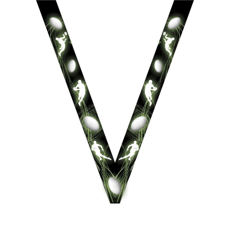 Ruban Rugby  pour médaille Sportive ! Clubs et Compétitions