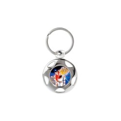 Porte-clés personnalisé en métal. Grand choix de logos de sports disponibles