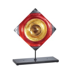 Trophée omnisports de 38cm en métal émaillé. Réf : 79-51