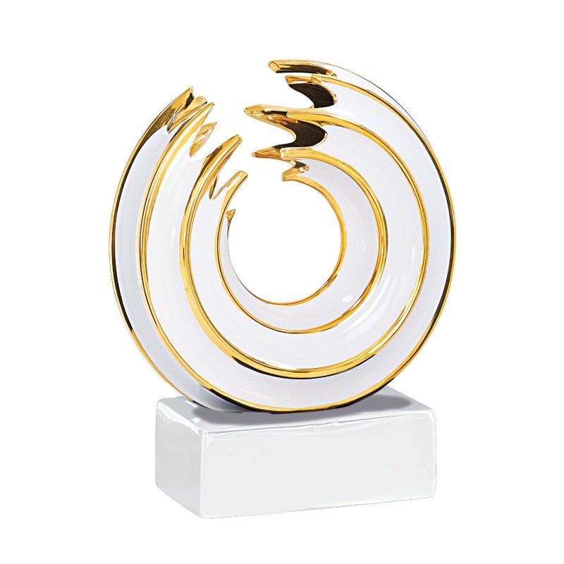 Trophée omnisports de 22cm en céramique émaillée. Réf : 80-91