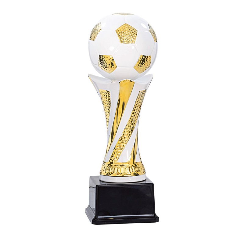 Trophée économique Football en Céramique  - H28cm – Réf : 92501
