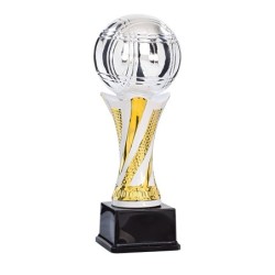 Trophée économique Boules & Pétanque en Céramique  - H28cm – Réf : 91601