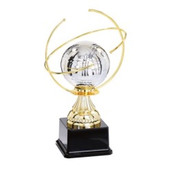 Trophée économique Boules & Pétanque en Céramique  - H31cm – Réf : 93-31