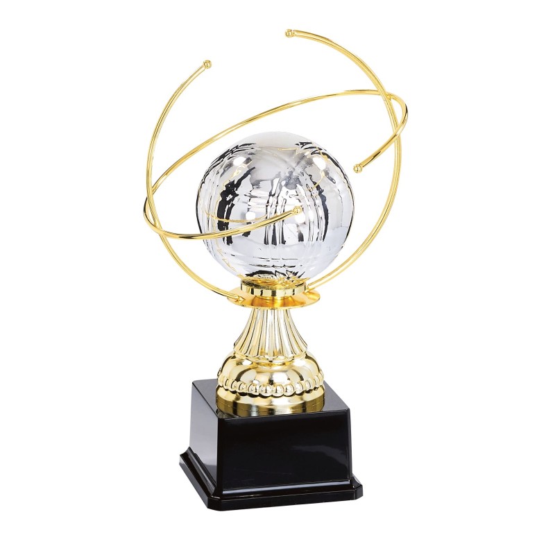Trophée économique Boules & Pétanque en Céramique  - H31cm – Réf : 93-31