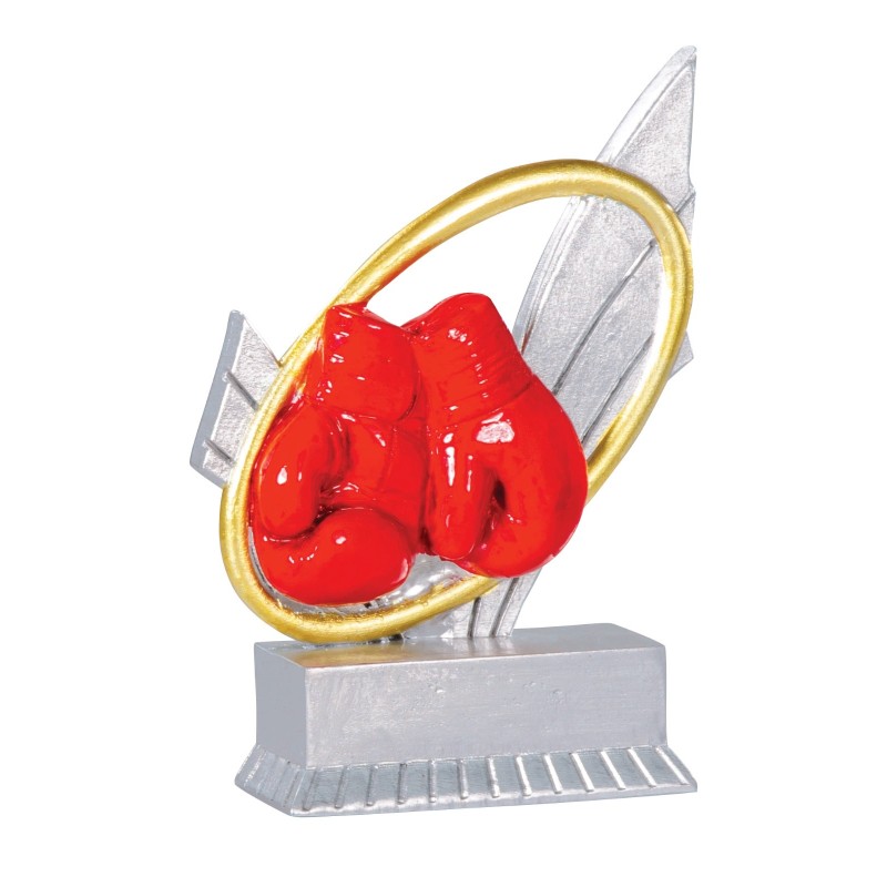Trophée économique Boxe en Résine  - H12cm – Réf : 31404