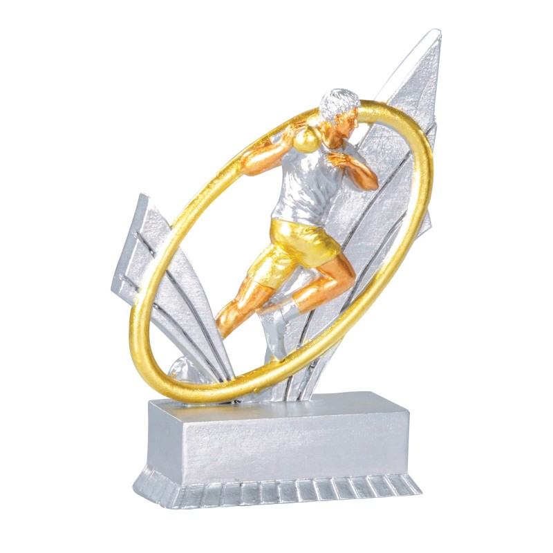 Trophée économique Handball en Résine  - H12cm – Réf : 31416