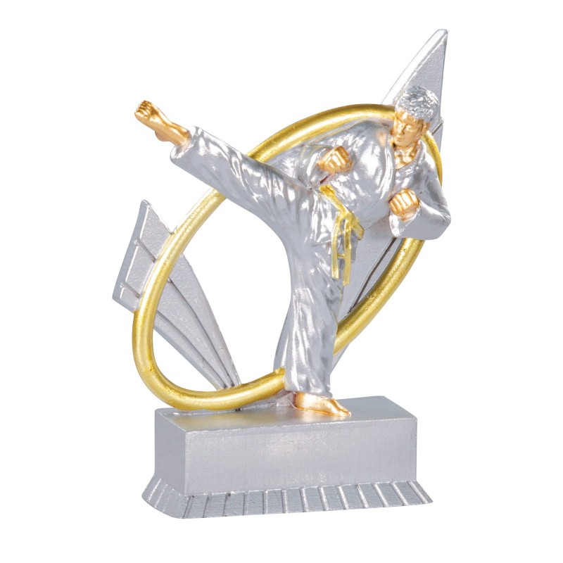 Trophée économique Karaté en Résine  - H12cm – Réf : 31419