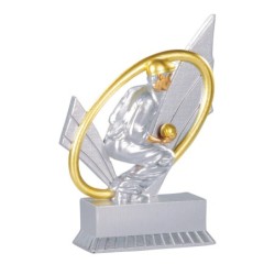 Trophée économique Boules & Pétanque en Résine  - H12cm – Réf : 31425